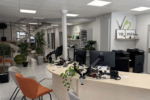 Intérieur de l'agence de Tarare
